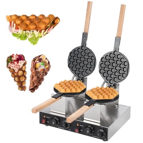 Electric Bubble Waffle Maker for Home and Commercial