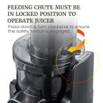 Elite Gourmet Compact Masticating Slow Juicer