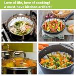 Expandable Stainless Steel Steamer Basket for Cooking