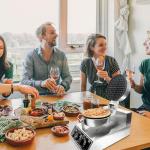 1200W Round Belgian Waffle Maker with Timer