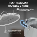 SUNHOUSE 3.2L Stainless Steel Steam Cooker