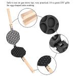 Double-Sided Bubble Waffle Maker Pan