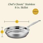 Cuisinart 8-Inch Stainless Steel Skillet with Handles