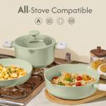 CAROTE Nonstick Ceramic Cookware Set, 9 Pieces