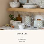 Set of 3 Gray and White Mixing Bowls