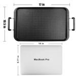 17-Inch Non-Stick Griddle Pan for Stovetops