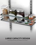 9-Tier Over Door Pantry Organizer with Hanging Baskets