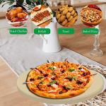 VIKEYHOME Heavy Duty Round Pizza Stone, 12 Inch