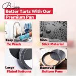 FIDZ 9-Inch Removable Bottom Tart Pan
