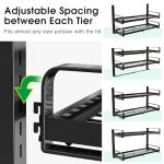 Expandable Wall-Mounted Pot Rack with Hooks