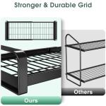 Expandable Wall-Mounted Pot Rack with Hooks