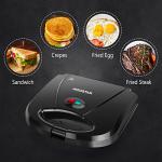 Aigostar Compact Non-Stick Sandwich Maker Grill