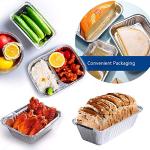 50 Pack Heavy Duty Aluminum Foil Loaf Pans