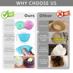 24Pack Silicone Donut Molds and Baking Cups