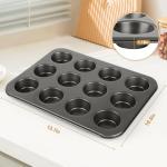 2 Pack Nonstick Muffin Pan Set with 100 Liners