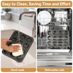 2 Pack Nonstick Muffin Pan Set with 100 Liners