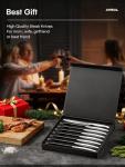 Aiheal Stainless Steel Steak Knife Set of 8