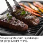 Smokeless Indoor Electric Grill with Non-Stick Surface