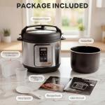 Sweetcrispy 16-in-1 Electric Pressure Cooker 6QT