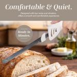 Electric Knife Set - Quiet Ergonomic Blade for Precision