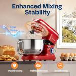 VIVOHOME 1500W 5.7L Tilt-Head Stand Mixer