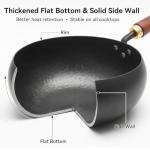 WANGYUANJI 9.5" Heavy-Duty Carbon Steel Wok