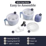 Elite Pint Perfect Ice Cream Maker with Dual Bowls