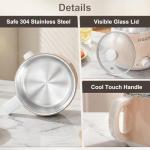 Dezin Electric Hot Pot for Noodles, Eggs, Soup