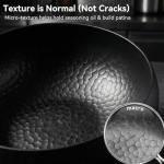 WANGYUANJI 9.5" Heavy-Duty Carbon Steel Wok