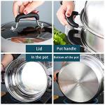 11-Inch 2-Tier Stainless Steel Steamer Pot