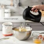 OVENTE 5-Speed Electric Hand Mixer with Storage Case