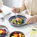 vancasso PLAYA 12-Piece Tableware Set - Gray-Blue