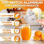 Handheld Aluminum Fruit Juice Squeezer - Easy Use