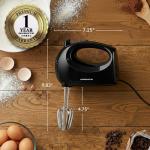 OVENTE 5-Speed Electric Hand Mixer with Storage Case