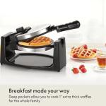 Bella Classic Belgian Waffle Maker with Nonstick Plates