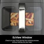 Ninja EzView Air Fryer Max XL, 5.5-QT Capacity, 7 functions: Max Crisp, Air Roast, Bake, Reheat, Dehydrate, and more, up to 450°F, EzView Window, Grey, AF171C (Canadian Version)