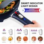 AUTUCU 3-Quart Electric Hot Pot with Steamer