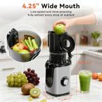 KMFurnila Cold Press Slow Juicer with Safety Lock