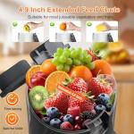 Voltisphere Cold Press Juicer with Wide Feed Chute