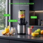 Cold Press Juicer with Wide Feed Chute