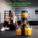 Cold Press Juicer with Wide Feed Chute