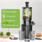 Extra Large Cold Press Juicer with Hands-Free Operation