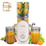SUSTEAS Cold Press Juicer with 5.3" Feed Chute