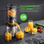 Cold Press Juicer with Wide Feed Chute