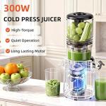 Celiberry Cold Press Juicer with Large Feed Chute