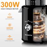KIAMITH 300W Slow Masticating Juicer - Easy Clean