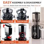 Celiberry Cold Press Juicer with Large Feed Chute