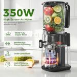 Cold Press Juicer with 5.5" Wide Feed Chute