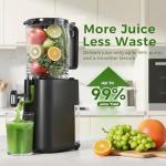 Cold Press Juicer with 5.5" Wide Feed Chute