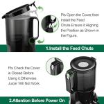 Fretta Cold Press Juicer with Large Feed Chute